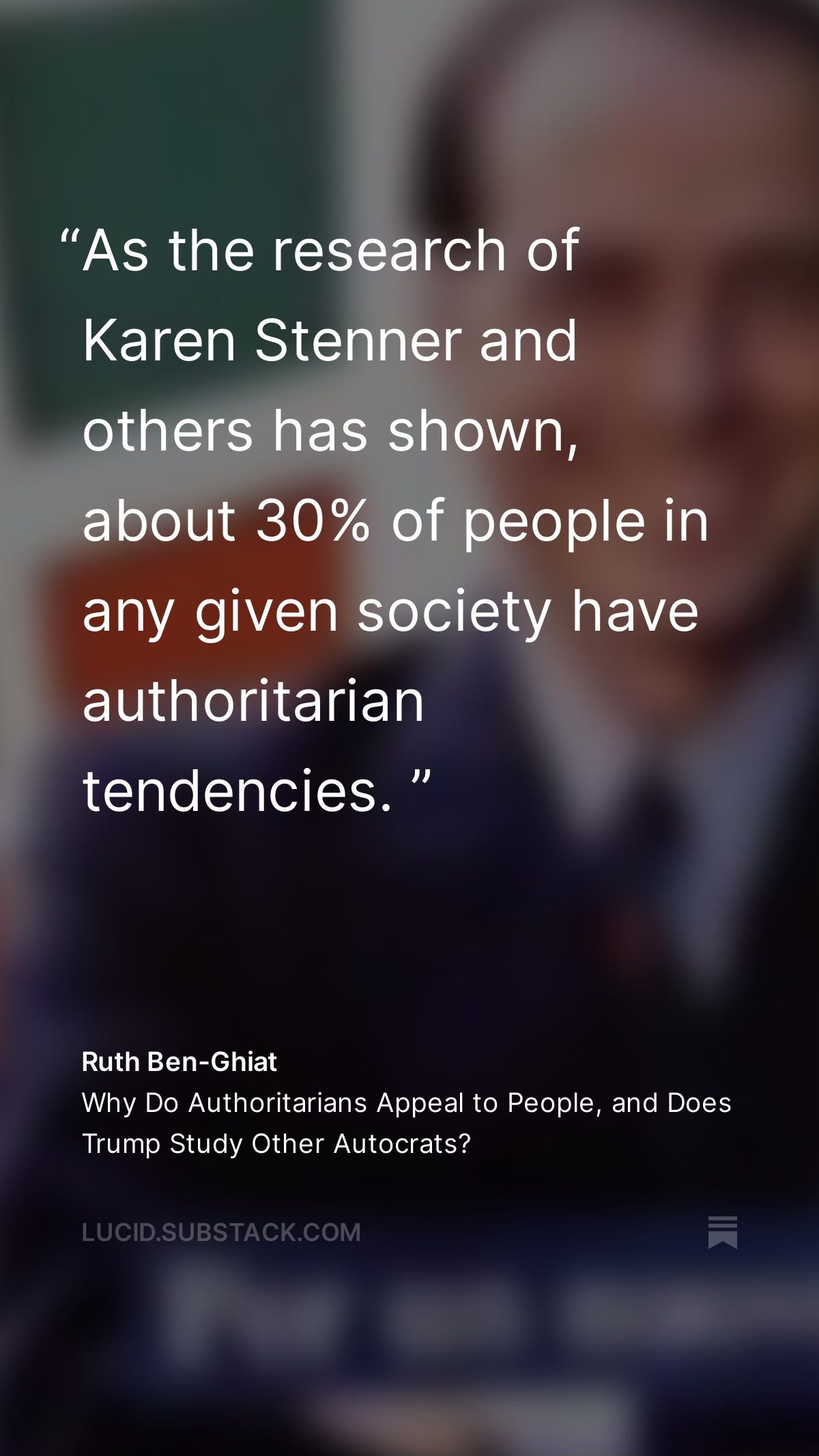 This T-Day ... Listen to the Overlord’s lackey