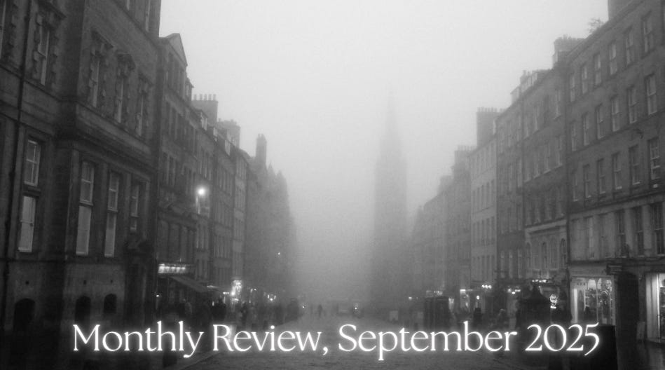 Monthly Review, September 2025
