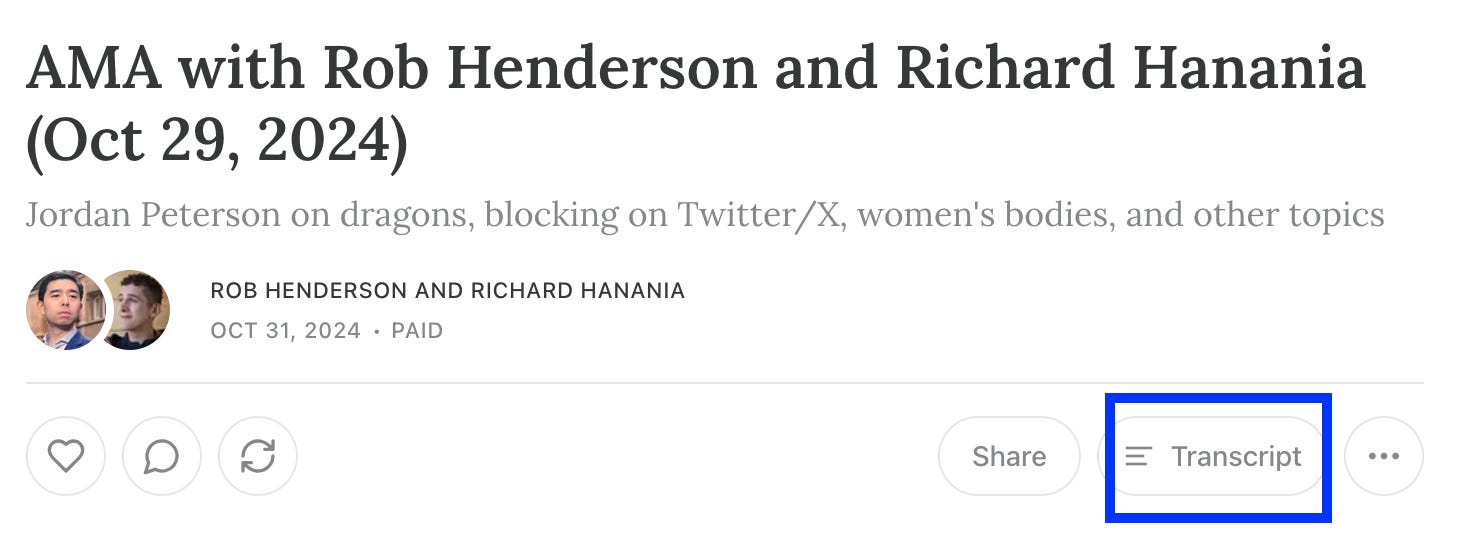 AMA with Rob Henderson and Richard Hanania (Oct 29, 2024) Episode cover