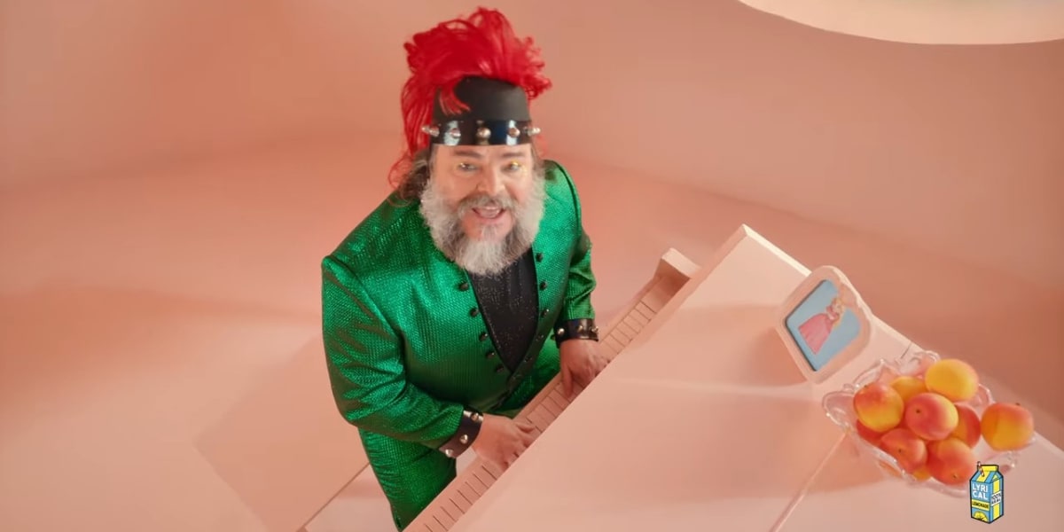 Jack Black's 'Peaches' song from the Mario Movie breaks into the top 5