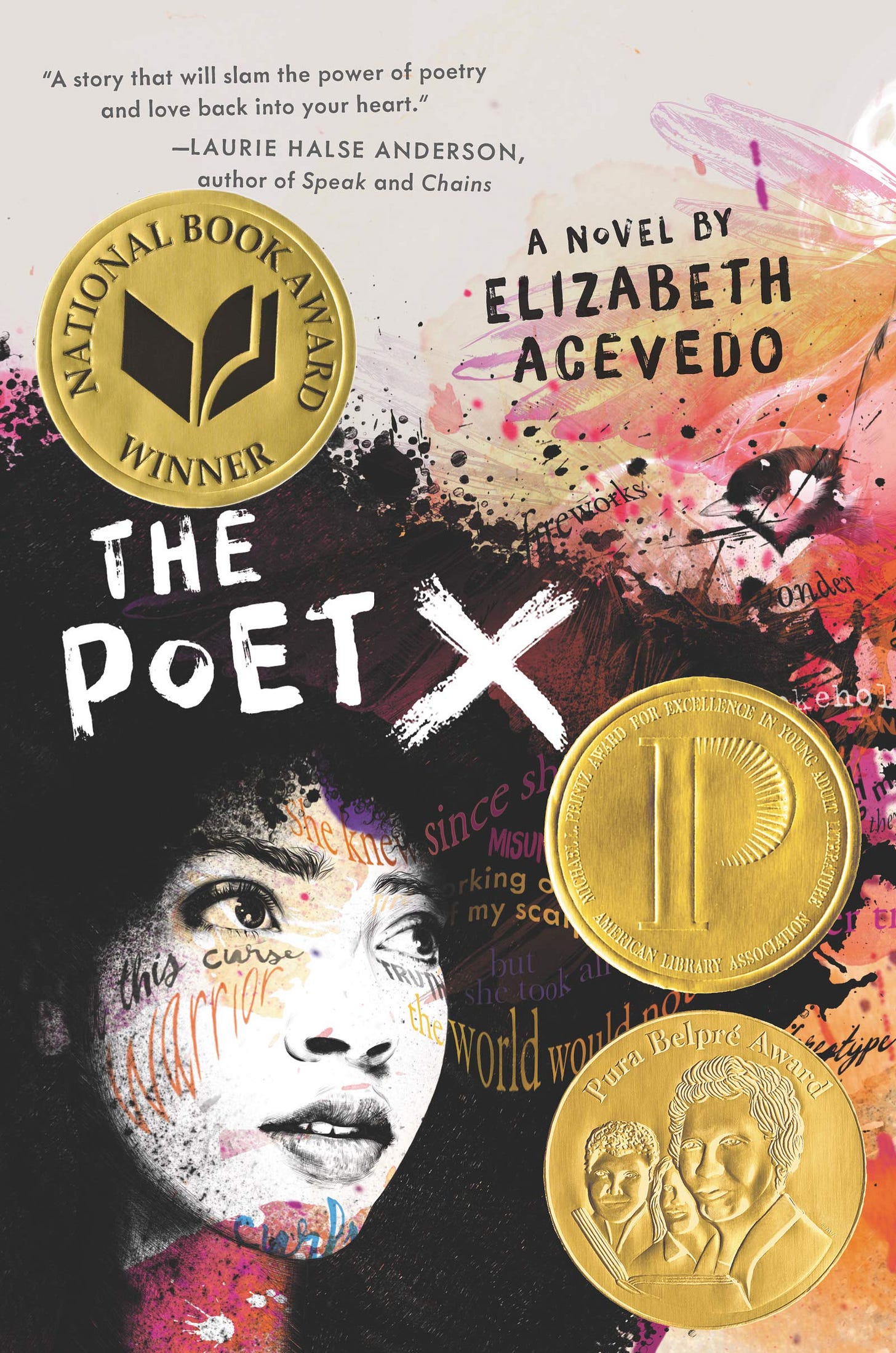 Cover art of the poet x by elizabeth acevedo