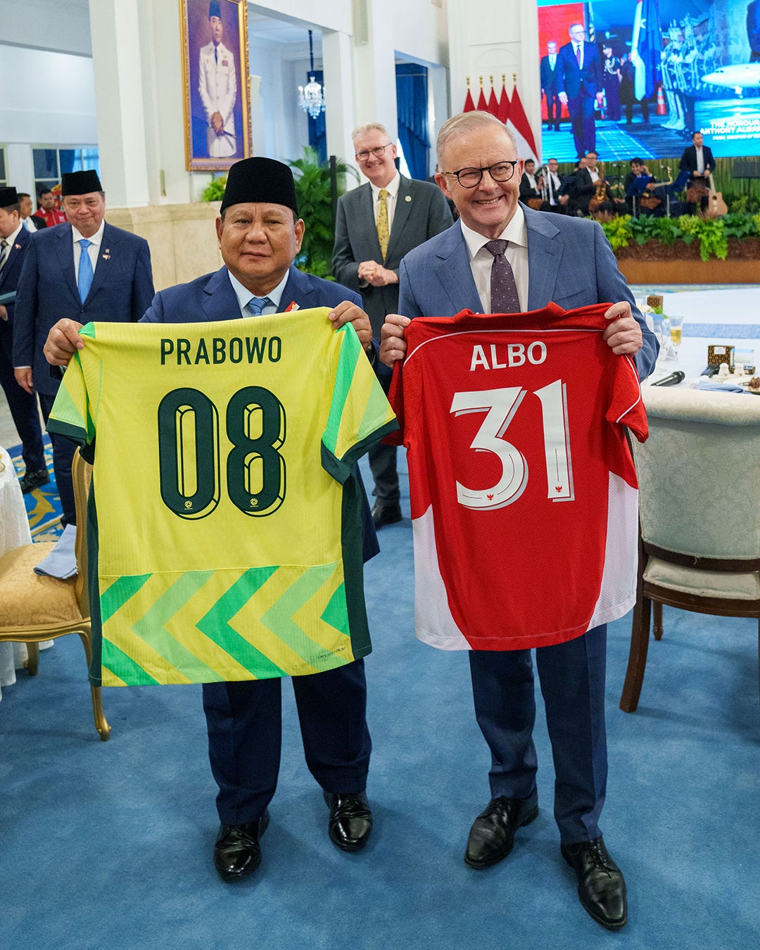 Anthony Albanese with Indonesia PM Anthony Albanese with Indonesia PM