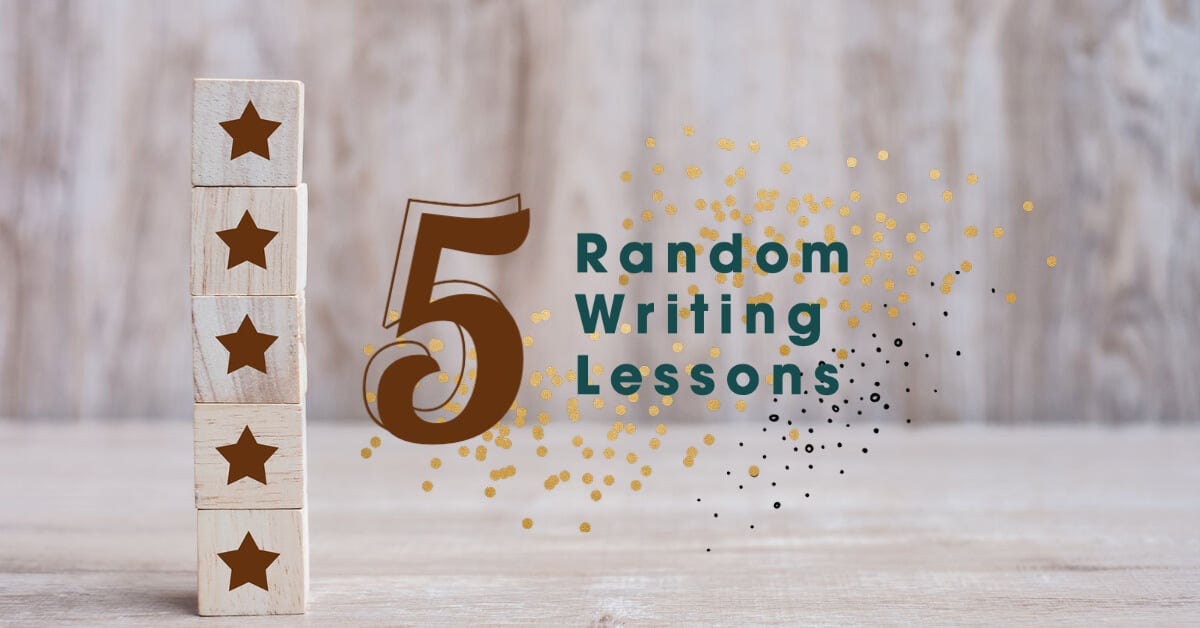 5 Writing Lessons from OCWW