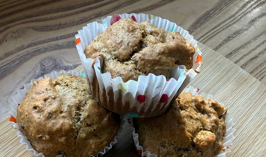 Apple & Flaxseed Muffins