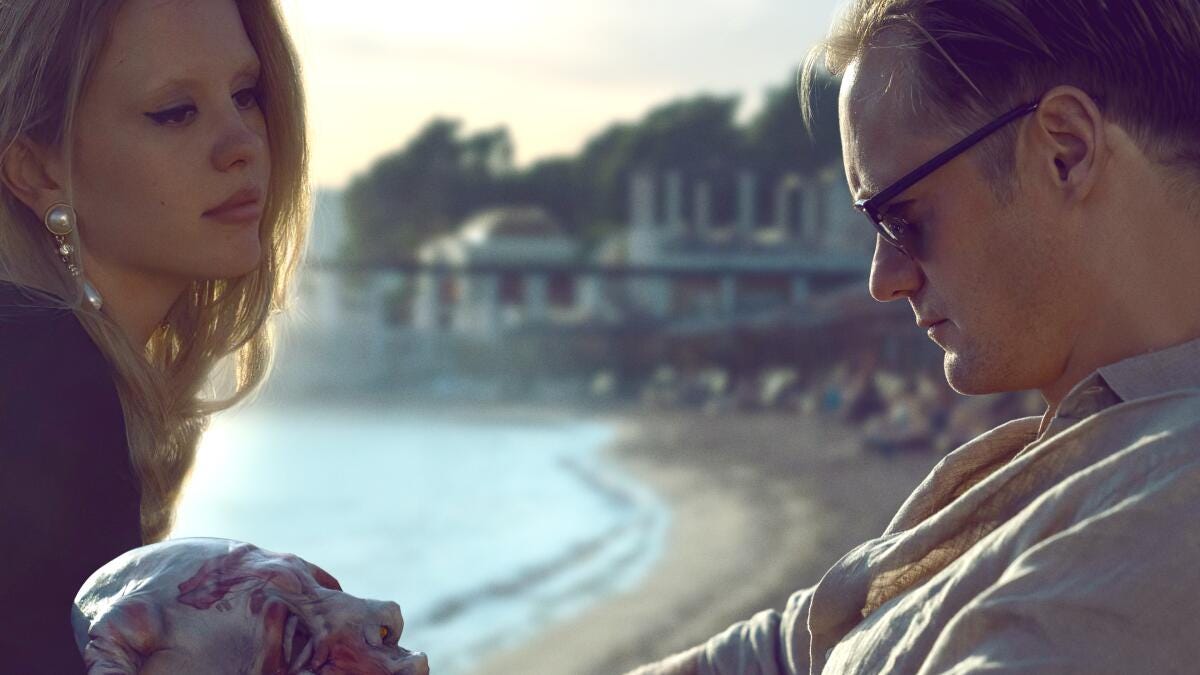 Infinity Pool' review: Brandon Cronenberg's pushes us off the deep end -  Los Angeles Times
