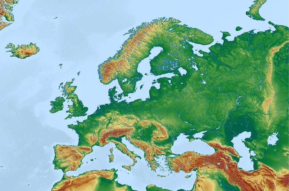 quais as principais caracteristicas do relevo europeu ? - Brainly.com.br