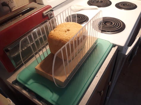 Scraps of Lexan® and left-over butcher-block