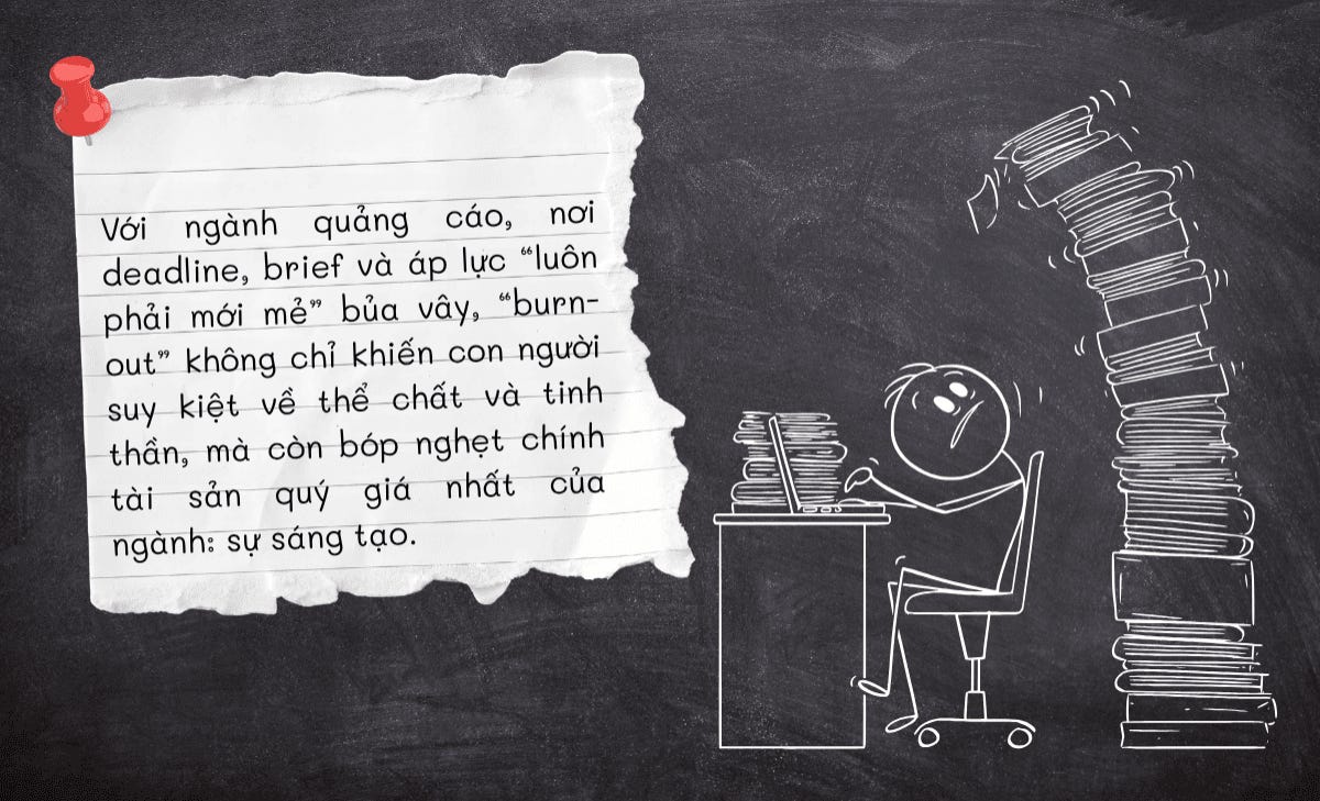 Khi sáng tạo chạm ngưỡng kiệt sức: Làm sao để hồi phục?