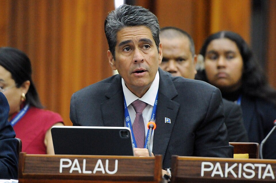 File:Surangel Whipps Jr., President of Palau - ISA-29 Assembly - 29Jul2024 - Photo.jpg