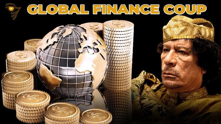 Why Gaddafi's Gold Dinar Currency Was a Threat | Threat, Finance, Black ...