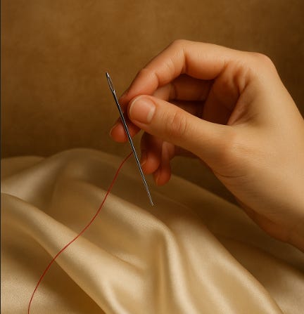 The Needle and the Cloth — A Parable on Truth and Tenderness