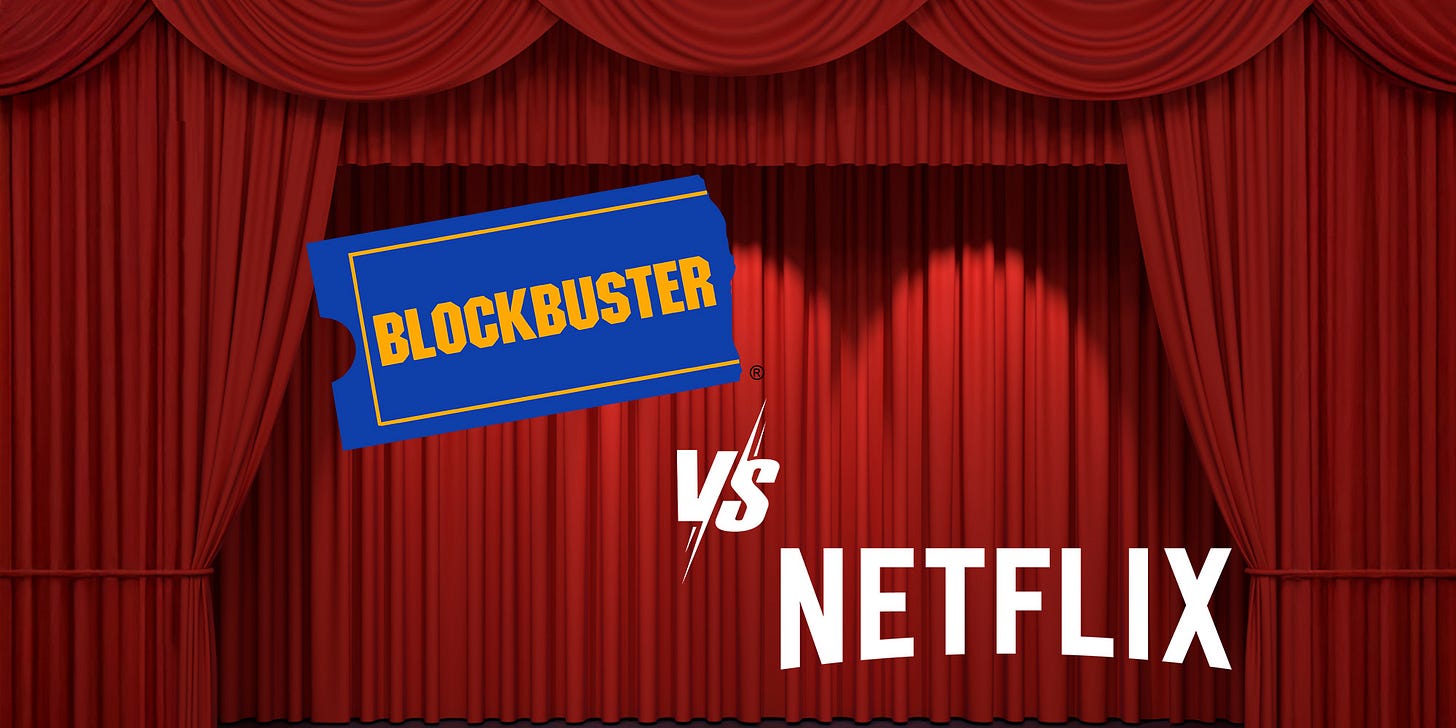 Blockbuster vs Netflix Blockbuster vs Netflix