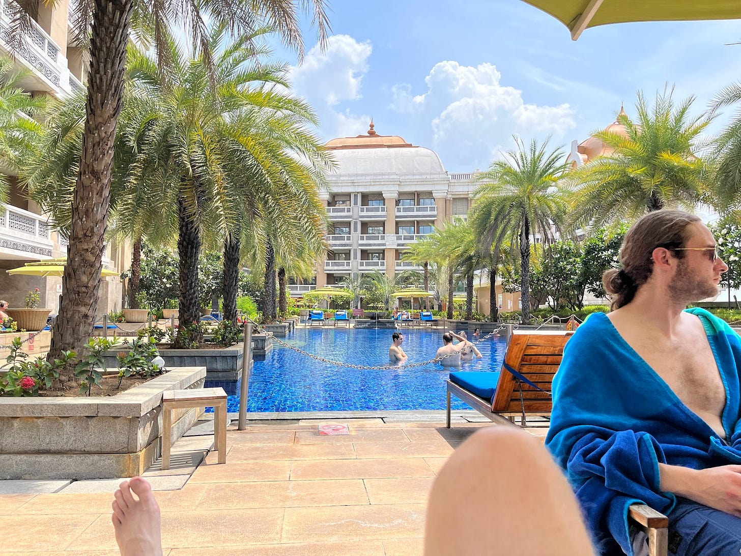 POV from the lap of luxury