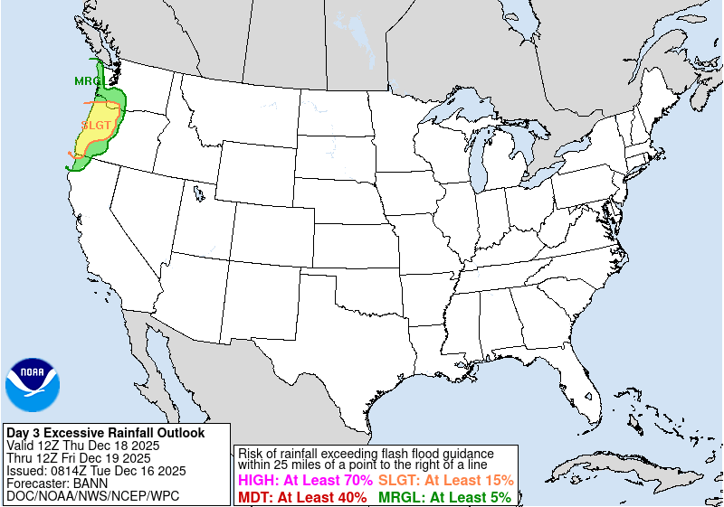 Day 3 Excessive Rainfall Forecast