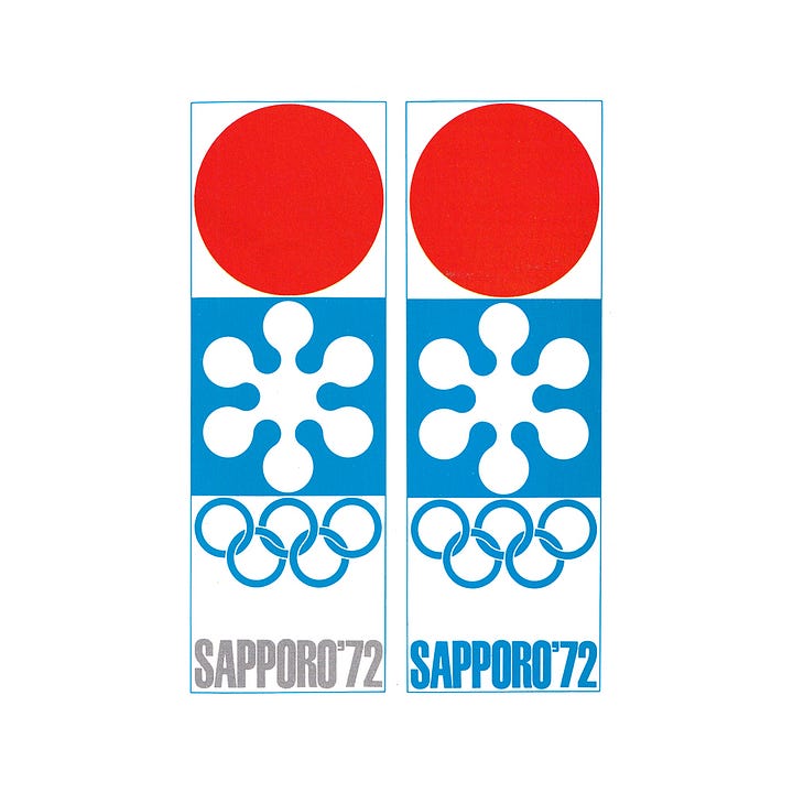 The story of the Sapporo '72 logo – Logo Histories