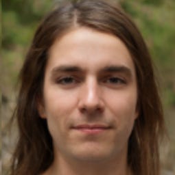 AI-generated applicant photo from the study, altered to read as masculine AI-generated applicant photo from the study, altered to read as masculine