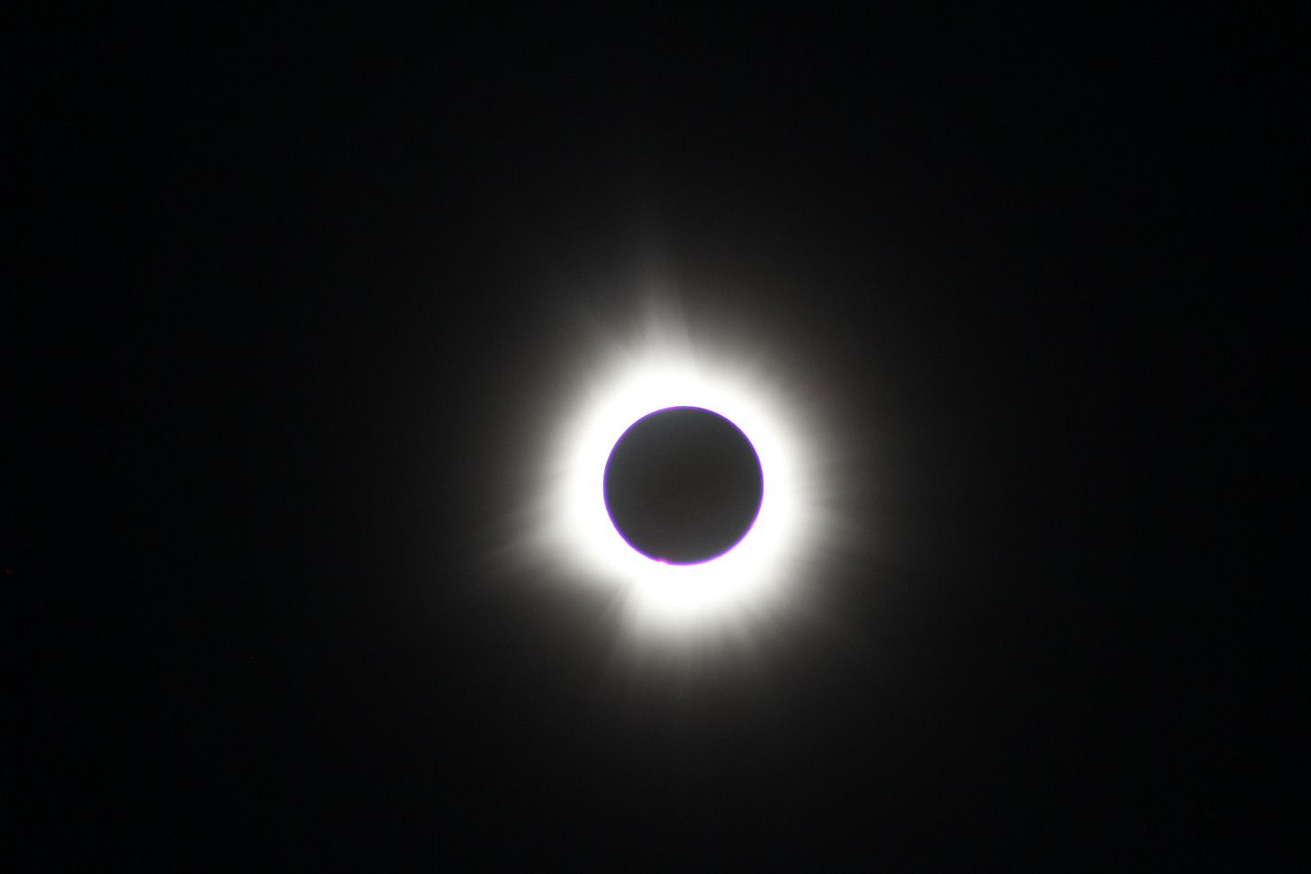 The total solar eclipse as seen from the Adirondacks on Monday, April 8 The total solar eclipse as seen from the Adirondacks on Monday, April 8
