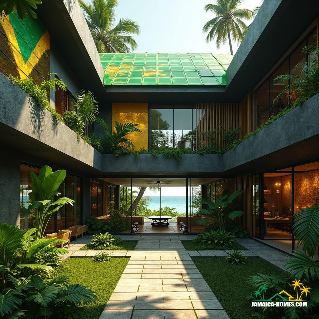 A futuristic Jamaican home