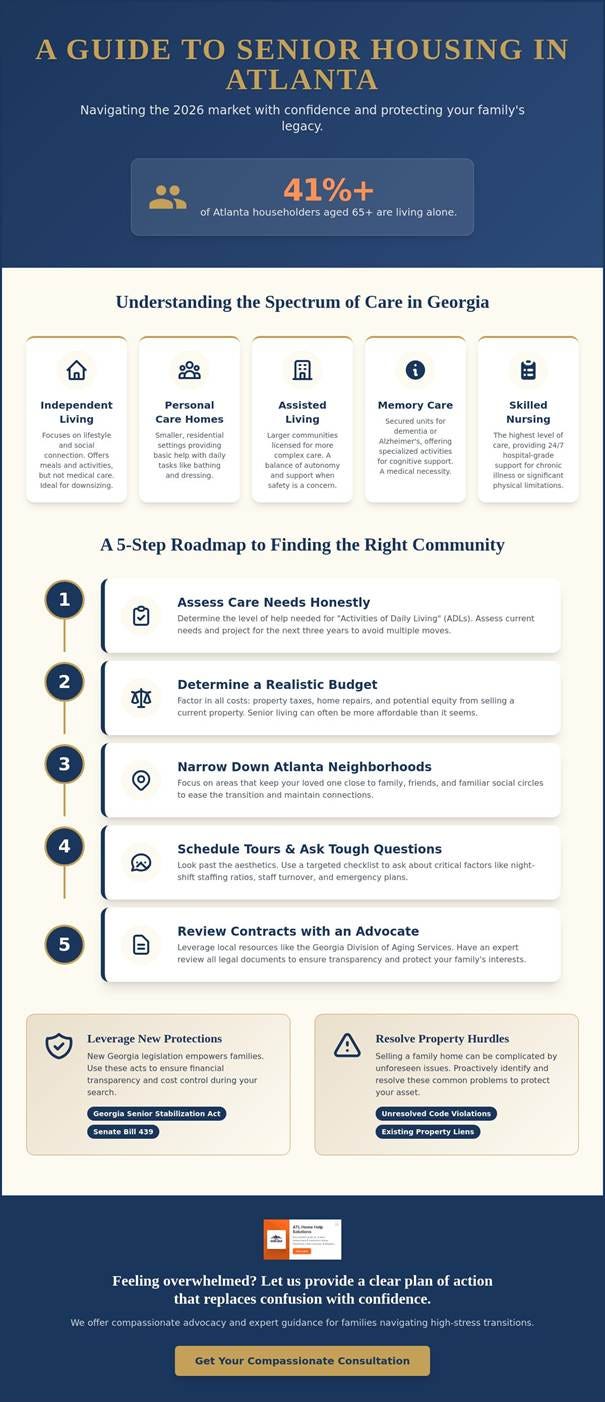 How to find senior housing Atlanta