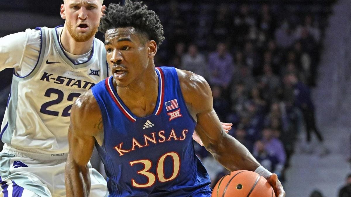 Kansas survives scare as No. 7 Jayhawks rally past Kansas State on Ochai  Agbaji's game-winner in final seconds - CBSSports.com