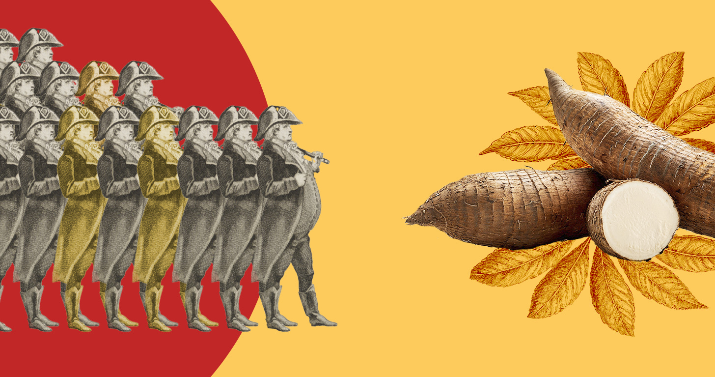 ilustracao figurativa sobre progresso na amazonia