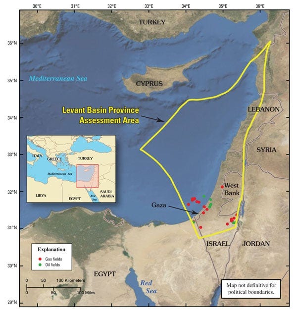 mappa del gas levantino1 felicità