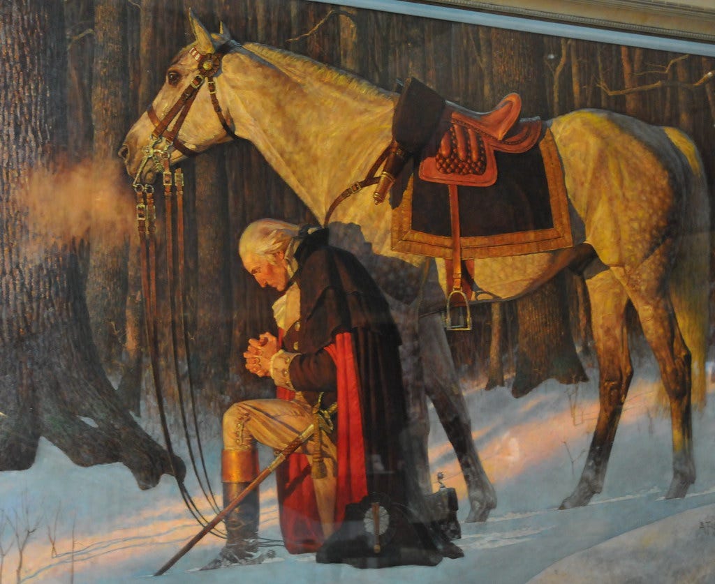 Prayer at Valley Forge Painting at Mount Vernon - General … | Flickr