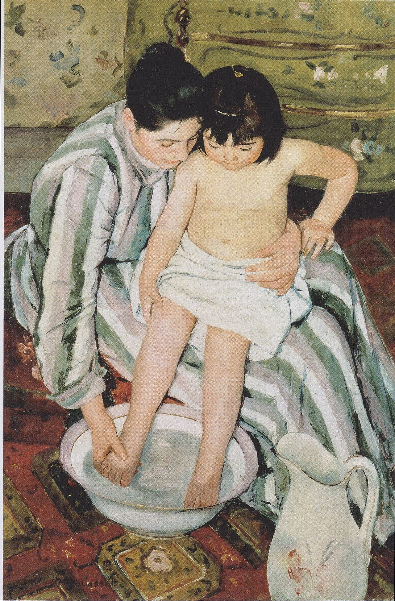 Cassatt Child's Bath tender Cassatt Child's Bath tender