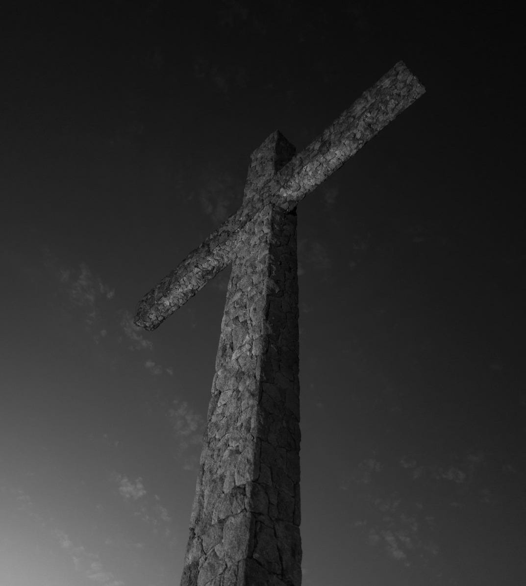 a cross on a tree a cross on a tree