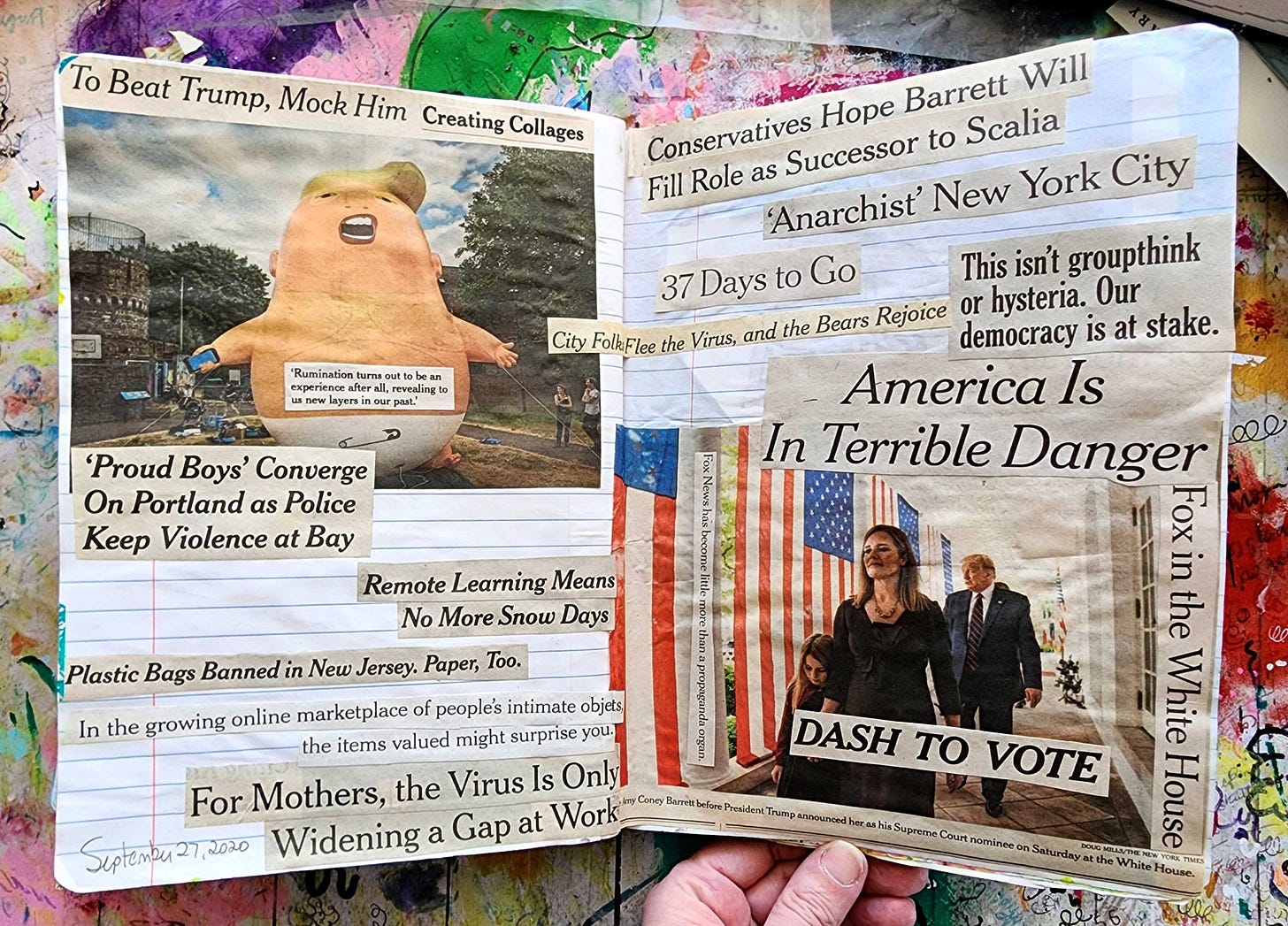 How to Start a Junk Journal 101: Newspapers