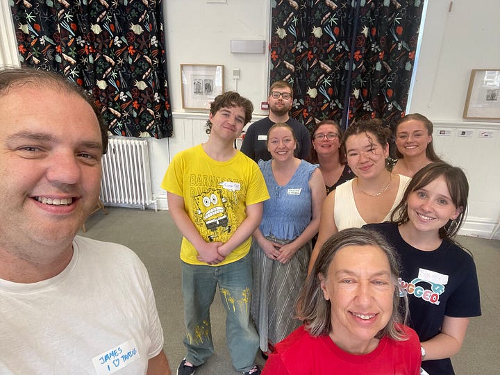 Pictures of some engineers and transport planners after running four sessions with kids!
