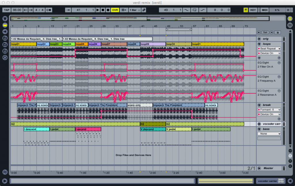 Verdi remix - final arrangement Verdi remix - final arrangement