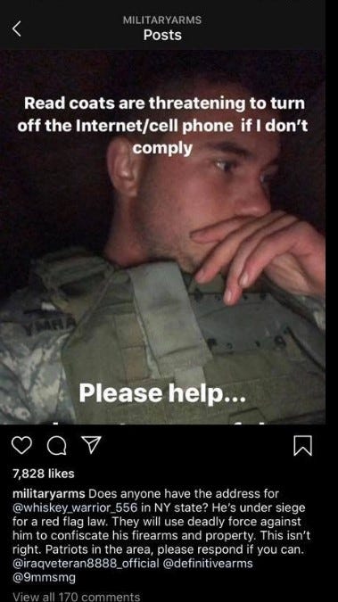 Instagram comments from Military Arms Channel