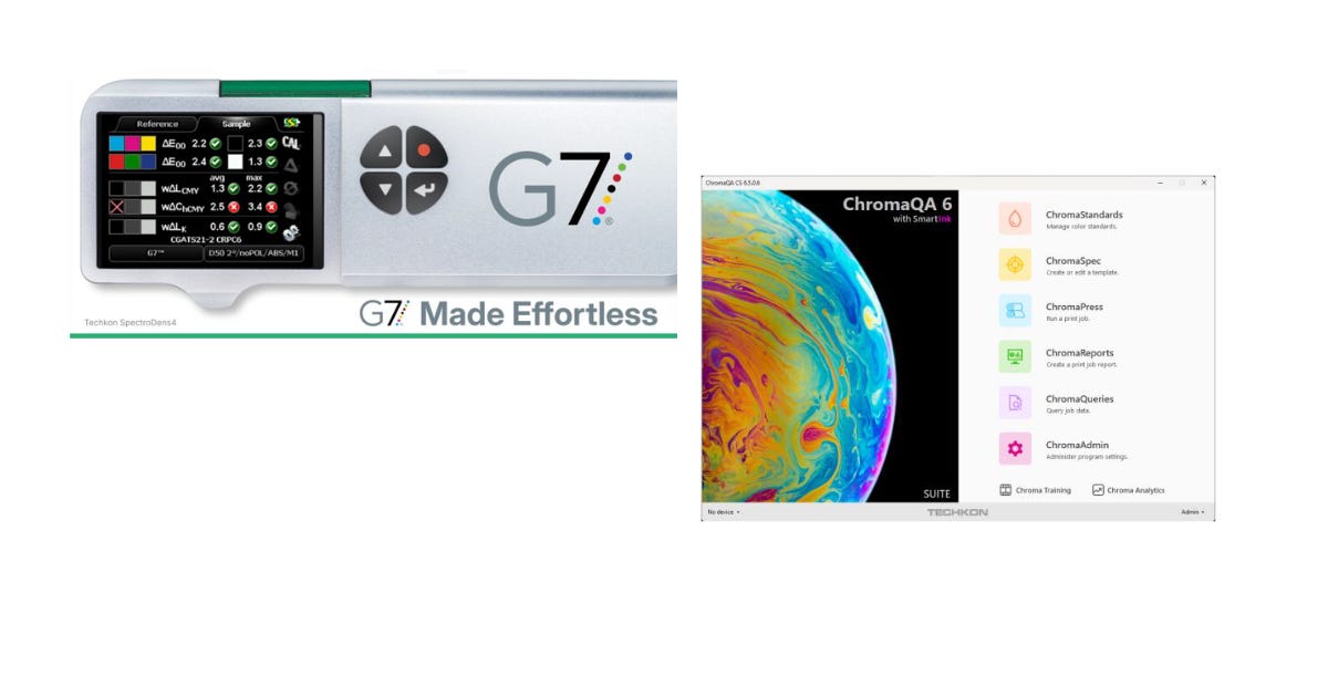 Techkon anchors color with G7 Exchange + ChromaQA 6.5