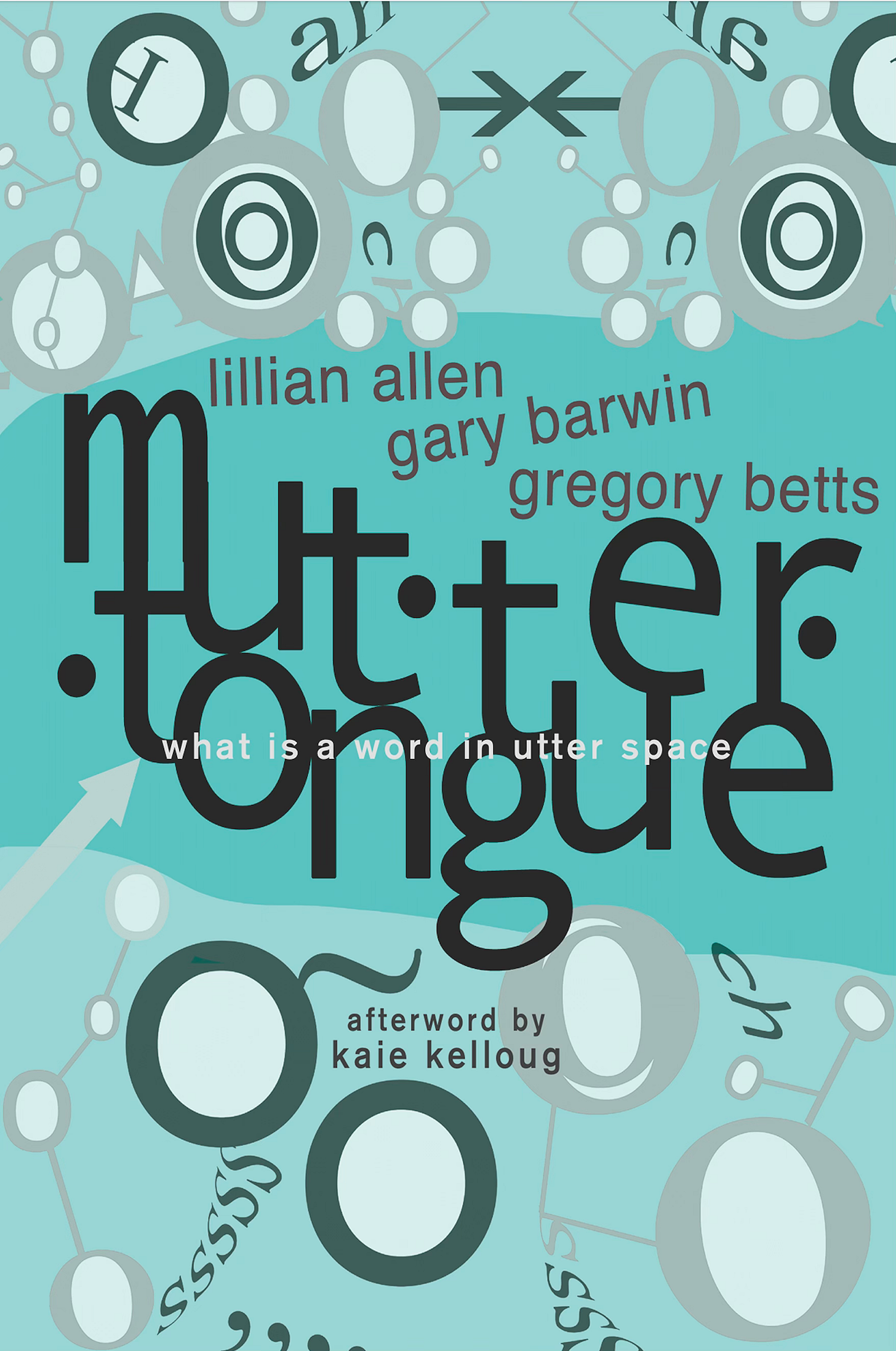 Turquoise book cover with grey and black text