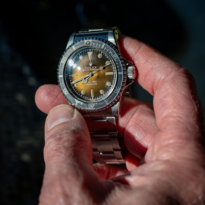 vintage watches with tropical dials.
