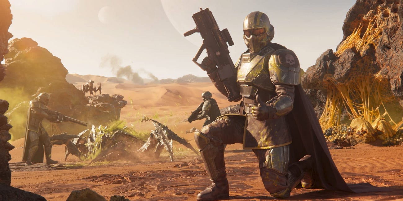 'Helldivers 2' Developer Claims He Brainwashed "An Entire Community To Fight For A Fascist State" With The Game