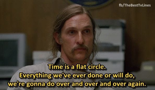 Time is a Flat Circle – The Shade Tree Developer