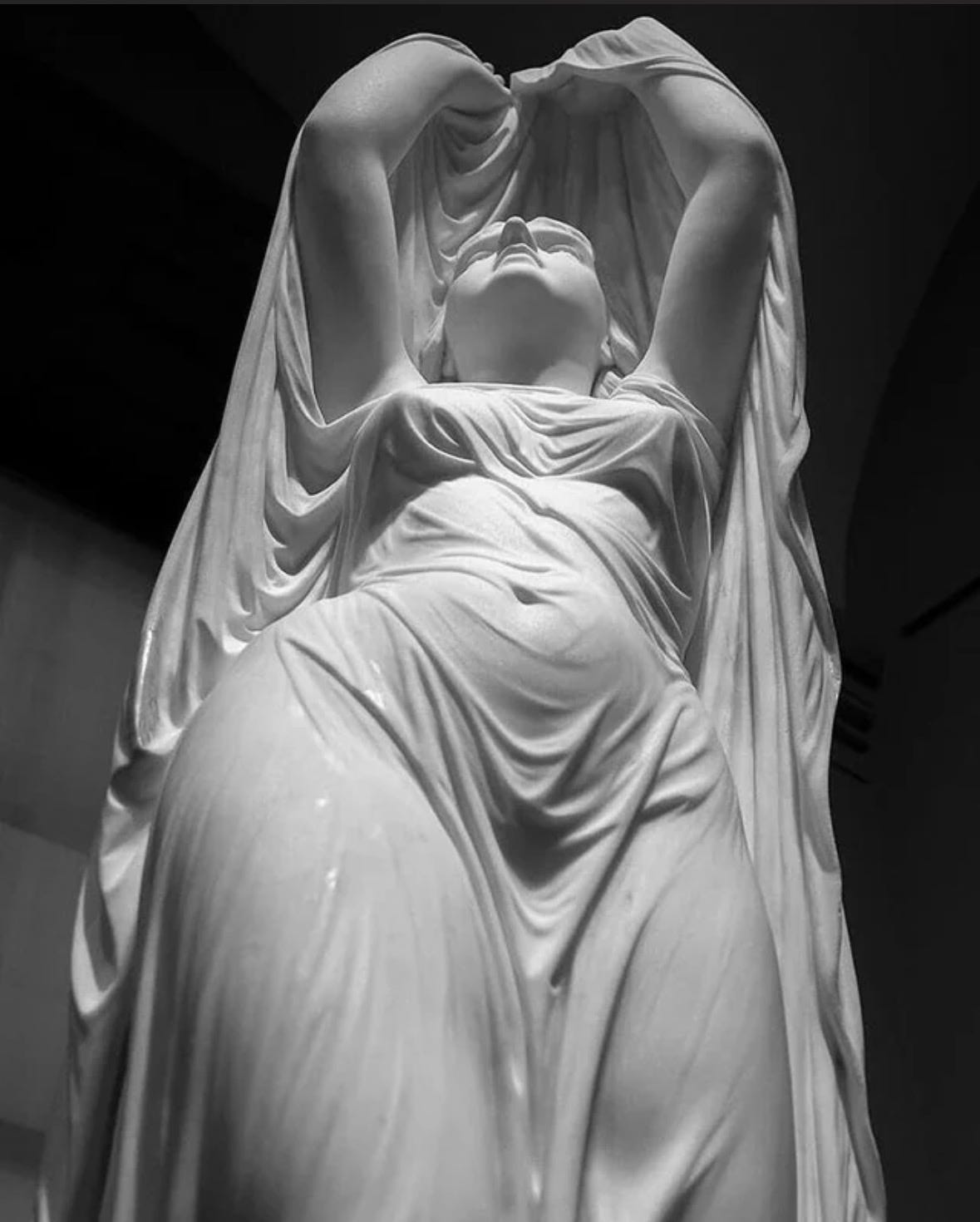 Undine Rising from the Waters, Chauncey Bradley Ives, 1880