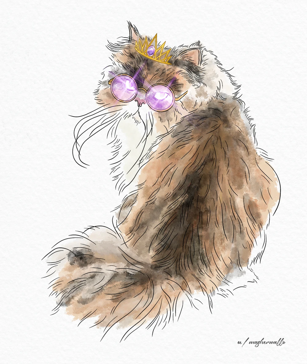 Watercolor Donut