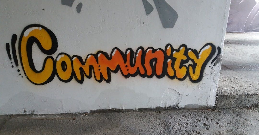 a wall that has some graffiti on it