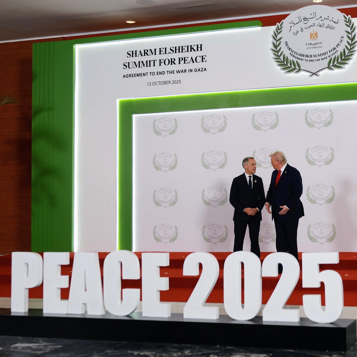 Prime Minister Mark Carney attends the Sharm el-Sheikh Summit for Peace.