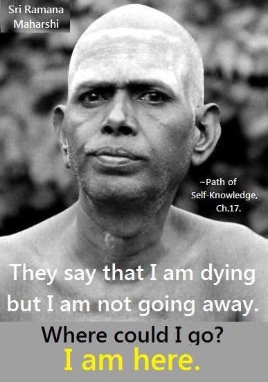 Where could I go? : r/SriRamanaMaharshi Where could I go? : r/SriRamanaMaharshi