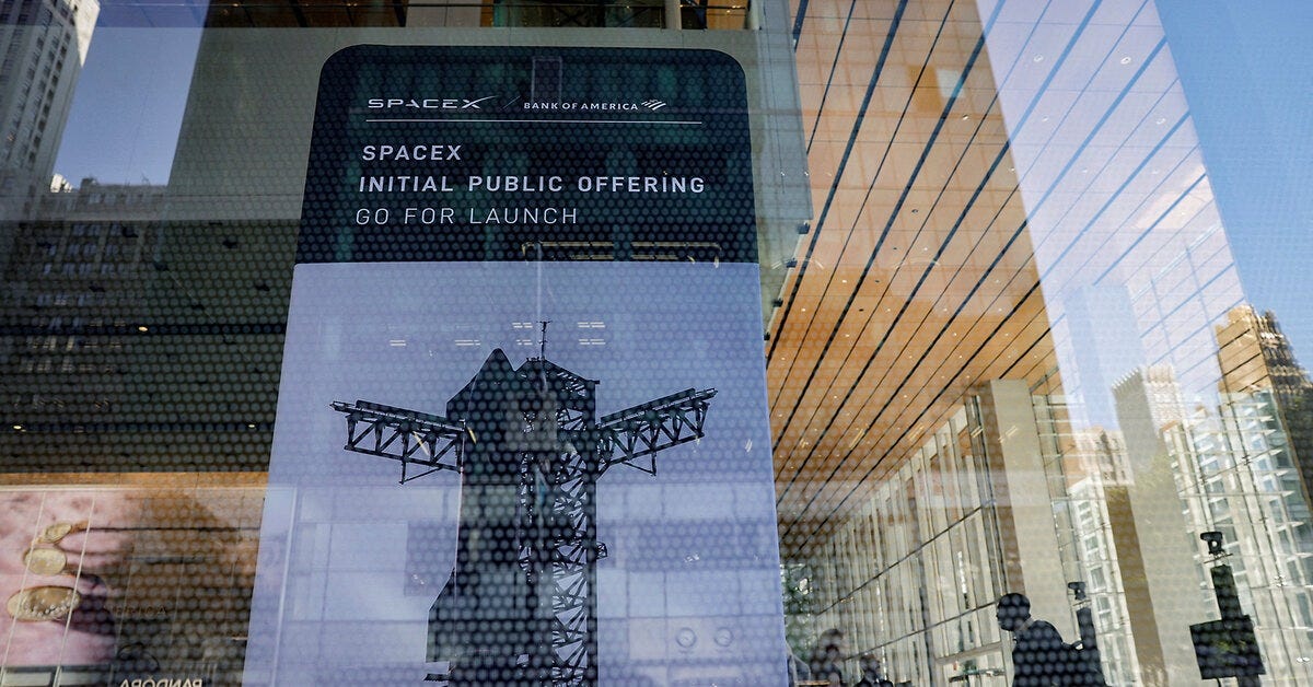SpaceX set for world's largest stock offering. Who will benefit? - CSMonitor.com SpaceX set for world's largest stock offering. Who will benefit? - CSMonitor.com