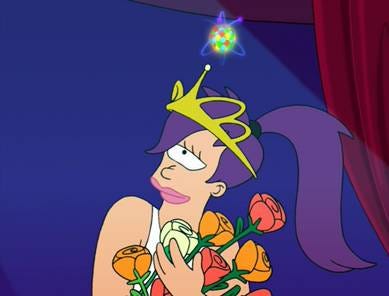 Leela gettin' all pretty Leela gettin' all pretty