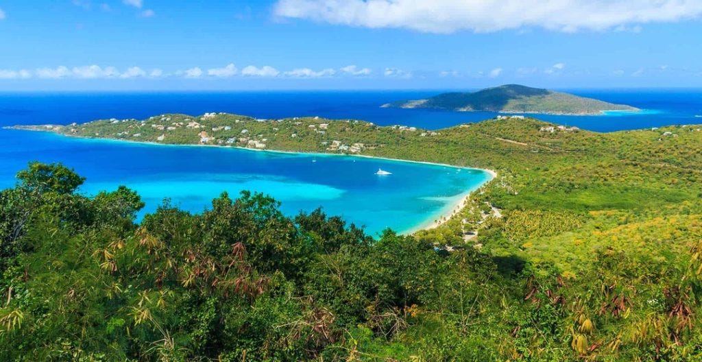Magens-Bay-St.-Thomas-USVI. A beautiful to the ocean