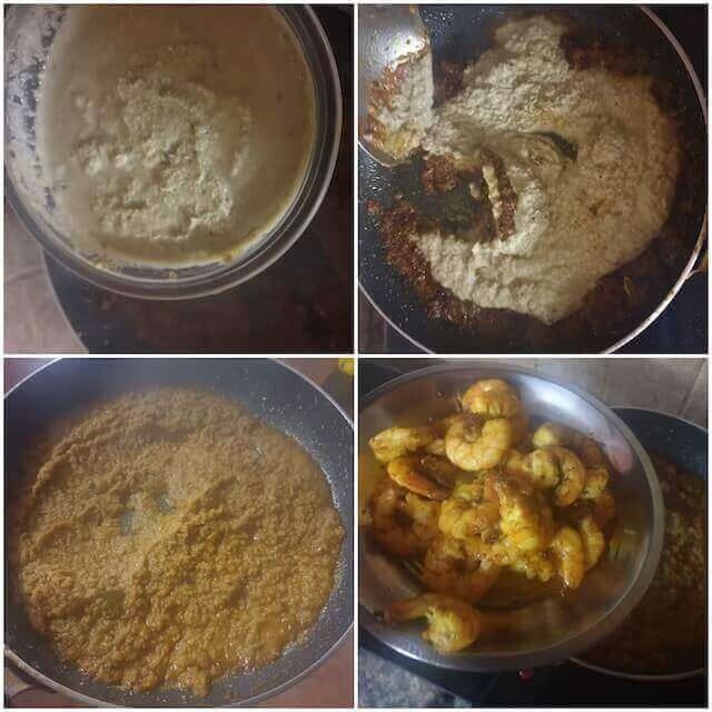 Adding Coconut Paste