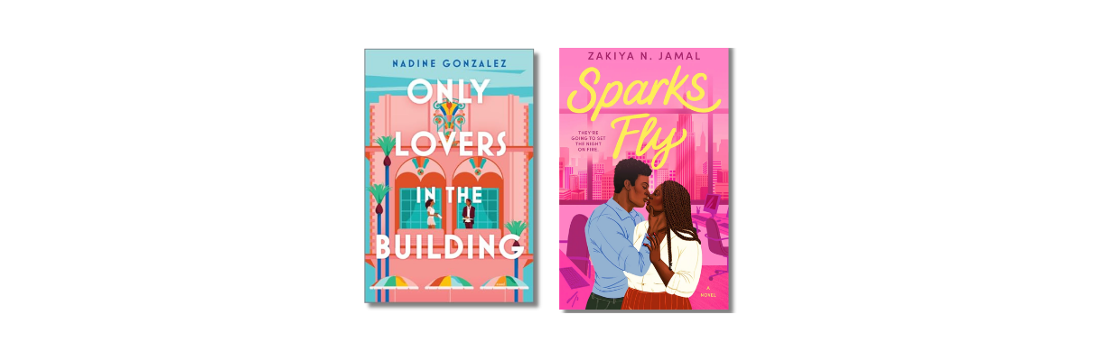 Caribbean contemporary romance novels: Only Lovers in the Building by Haitian author Nadine Gonzalez and Sparks Fly by Jamaican-Cuban author Zakiya N. Jamal. Caribbean contemporary romance novels: Only Lovers in the Building by Haitian author Nadine Gonzalez and Sparks Fly by Jamaican-Cuban author Zakiya N. Jamal.