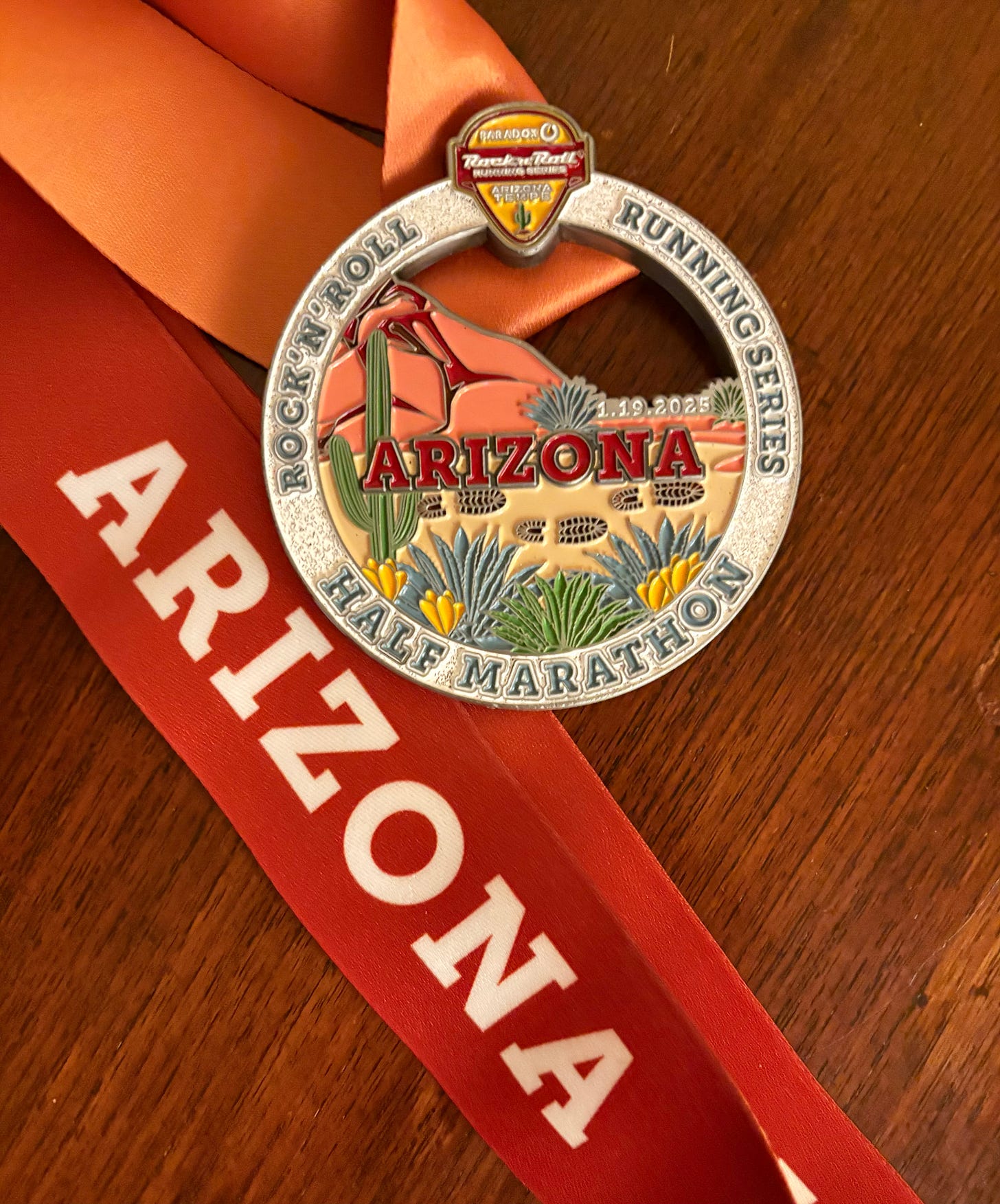 Rock ’n’ Roll Phoenix half marathon medal
