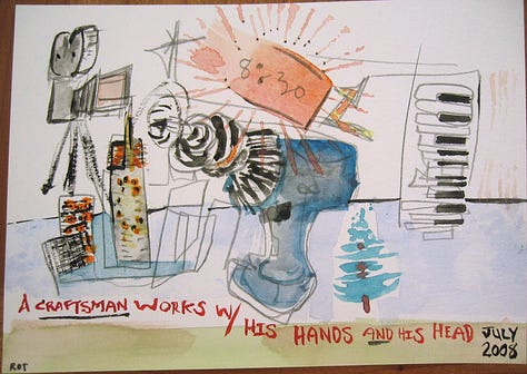 Laborer, Craftsman, & Artist Triptych, RYNO, 2008